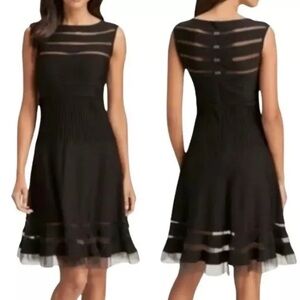 Tadashi Shoji Sleeveless‎ Fit and Flare Cocktail Dress Women’s Size Medium Black